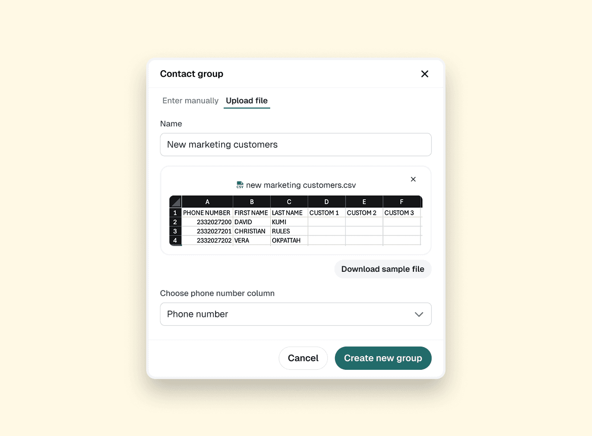 Streamlined Contact Management
