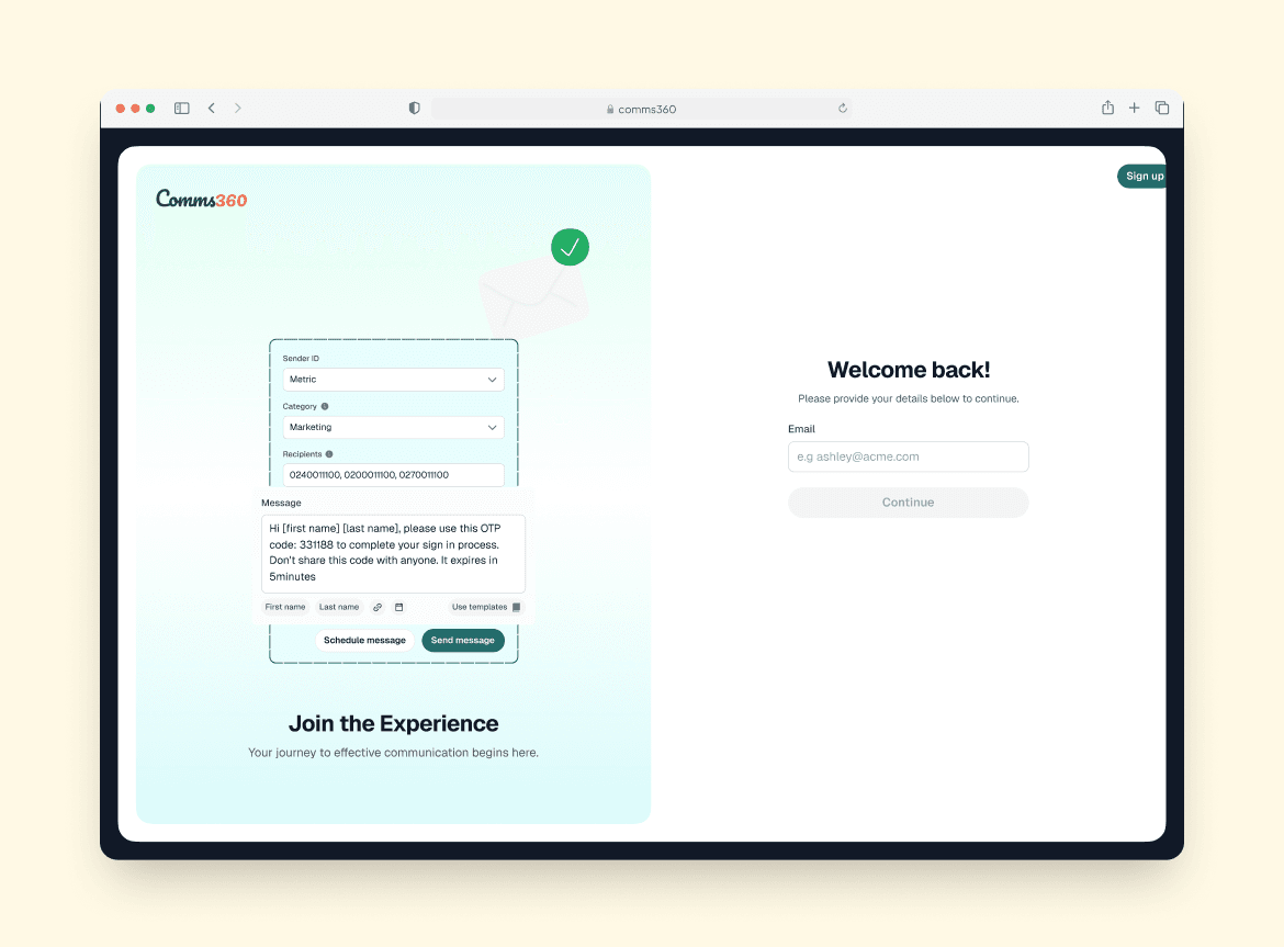 Seamless Onboarding for Individuals & Organizations